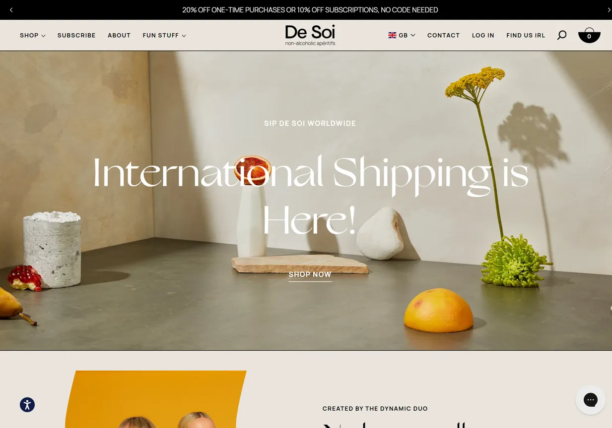 DE Soi website